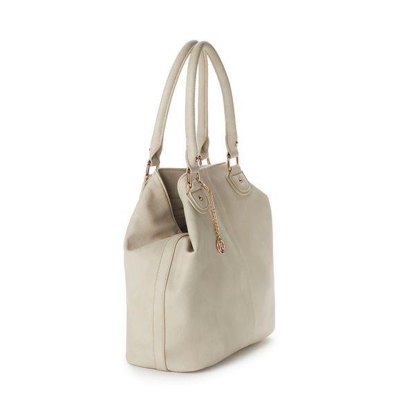 VANESSA jeane & jax Satchel Tote Bag in Ivory, NWT - Picture 4 of 5